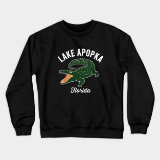 Lake Apopka Florida Alligator Crewneck Sweatshirt